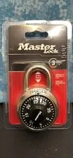New Master Lock Padlock Combination Lock Anti-Shim 3-Digit Lock #1500D Black