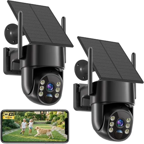 2K Security Cameras Wireless Outdoor, 5G & 2.4 Wifi Cameras for Home Security So