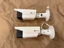 Alibi ALI-NS4025R 5.0 MP Outdoor Bullet IP Security Camera, Lot of 2 Camera.