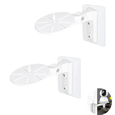 2 Pack Home Security Camera Bracket Wall Mount Holder Dome Camera Ceiling Adh...