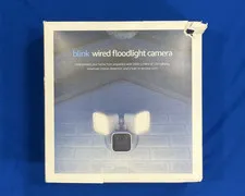 Blink Wired Floodlight Camera 2600 Lumen White Alexa 1080p Security New & Sealed