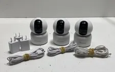 Galayou G2 2K Indoor Security IP Camera Lot of 3 - Power On Tested