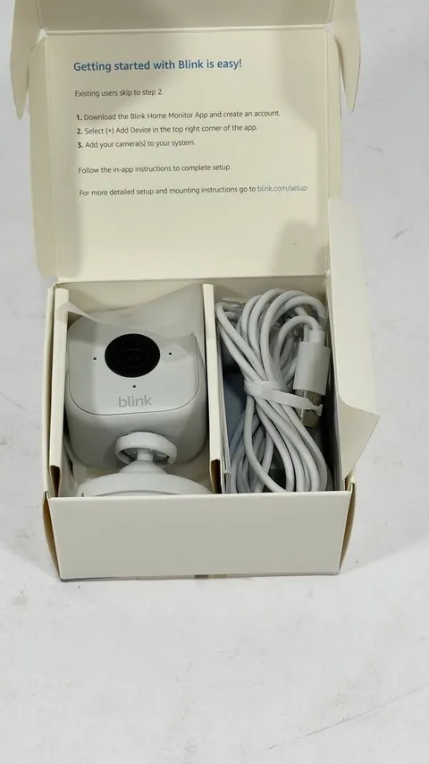 Blink Wired Floodlight Camera with Pan-Tilt Indoor Camera and Video Doorbell