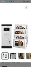 AMOCAM Apartment Video Intercom System, 6 Units Household Video Doorbell
