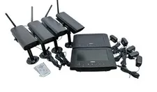 Uniden UDW20055 Monitors (2) UDWC25 Cameras (4) Security System Bundle Lot L