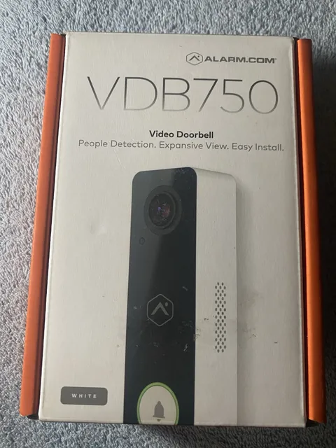 NEW Alarm.com VDB750 Video Doorbell - White (ADC-VDB750) New Sealed