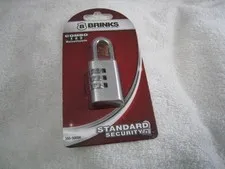 Brinks 165-50056 resettable Combo standard Security pad lock padlock NEW 3" SM
