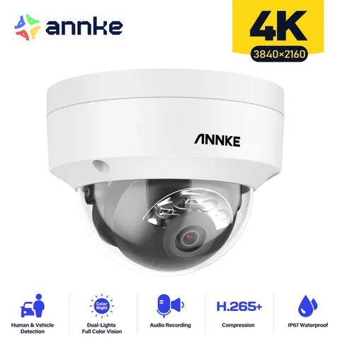 ANNKE C800 4K PoE Security IP Camera Outdoor AI Color Night Audio Recording IP67