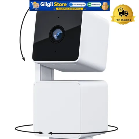 Indoor/Outdoor Wi-Fi Security Camera with AI Motion Tracking & 2-Way Audio