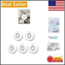 Battery-Powered Water Leak Alarms, 5 Pack | Sensitive 120dB Alert & Waterproof