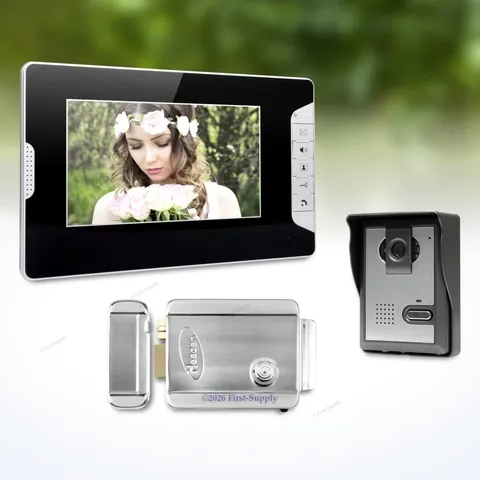 7inch Wired Video Door Entry Phone Call System with Mute Mode for Home Security