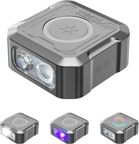 Sofirn SE1 Keychain Flashlight 300 Lumens EDC Mini Light UV RGB Rechargeable Gre