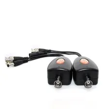 AHD/CVI PVT Power Transmitters Up to 400M CCTV BNC Video Transceiver Cable