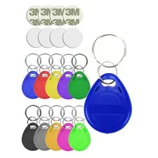 100pcs EM4305 RFID 125khz Key Keyfobs Copy Rewritable Writable Rewrite Duplicate