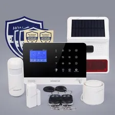 HOMSECUR Wireless WIFI 4G GSM SMS Autodial Burglar Intruder Alarm System