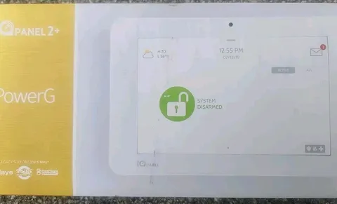 New Qolsys QS9201-1208-840 IQ Panel 2 PLUS PowerG Legacy Support 319.5 Mhz