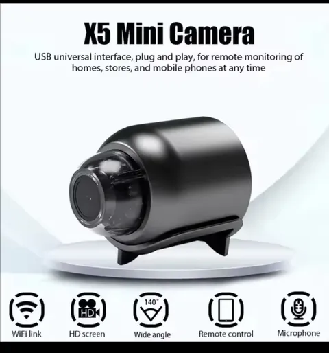 X5 Mini 1080P WiFi Security Camera Night Vision Motion Detection Camera Wireless