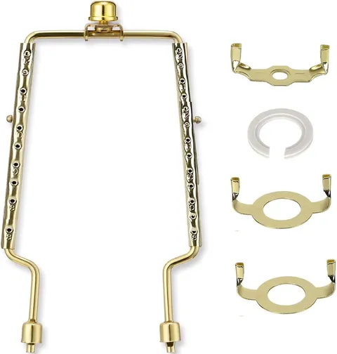 8 9 10 11 12 Inch Lamp Shade Harp Holder,  Adjustable Lamp Harp Kit, Fit Both St