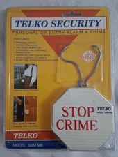 TELKO Security  Model S084MB Door Knob Vibration Alarm Brand New Sealed
