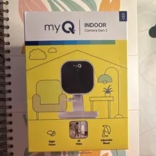 myQ Indoor Camera Gen 2 2K Wi-Fi IP Night Vision Adjustable Mount White
