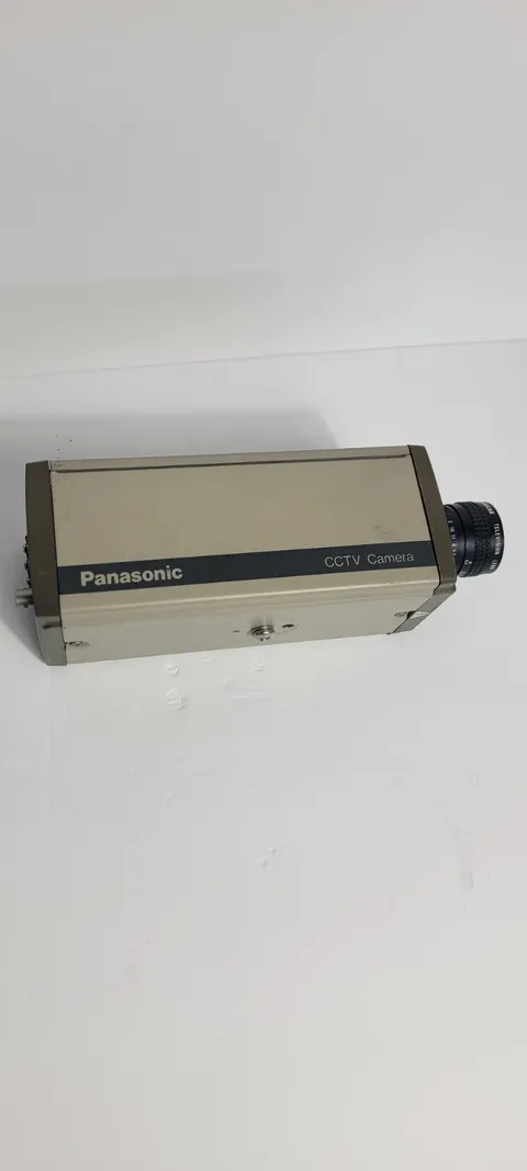 Panasonic WV-1414 CCTV Camera w/ Lens – Untested Output – 120VAC