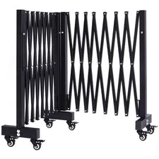 LTSEAME 16.5FT Black Expandable Barricade