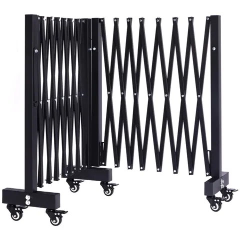 LTSEAME 16.5FT Black Expandable Barricade