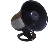 Sirena de Alarma 15W DC 6-12V con Soporte para Seguridad del Hogar