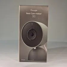 Google Nest Cam 2K Indoor Wired 3rd Gen Security Camera Hazel GA09975-US