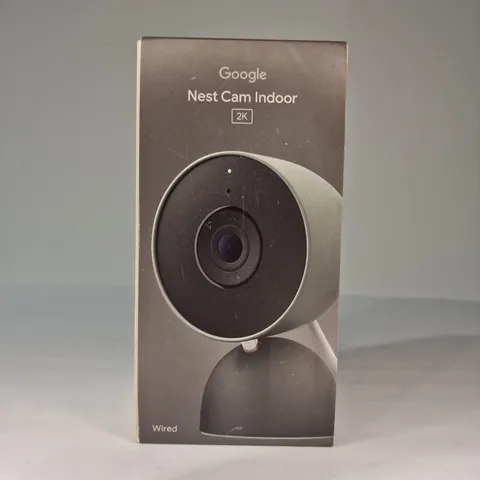Google Nest Cam 2K Indoor Wired 3rd Gen Security Camera Hazel GA09975-US