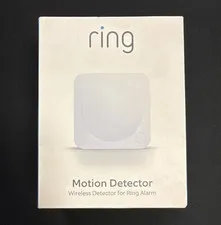 Ring Alarm Motion Detector 2nd Gen Wireless Indoor Z-Wave Alexa White