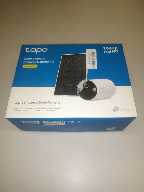 Tapo C402 Security Camera White Wireless Local Recording Night Vision with Solar