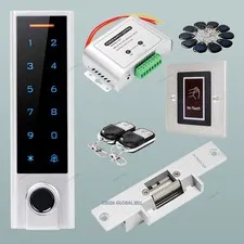 HOMSECUR Weatherproof WIFI Fingerprint RFID Access Control Set Lock APP Unlock