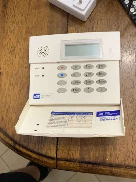 Honeywell Visa 6150 Safewatch Pro 3000 Home Alarm Keypad 6150 Works With ADT