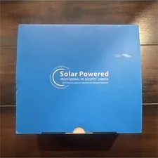 Solar Powered IP/Wi-Fi Surveillance Camera Motion Night Vision Blue X004BGN9A3