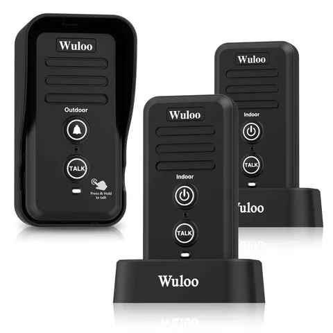 Wireless Intercom Doorbells for Home Classroom, Intercomunicador Waterproof E...