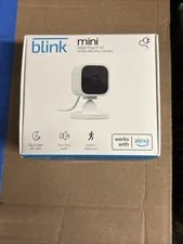 Blink Mini Indoor Plug-In Live HD Smart Security Camera (New in Box)