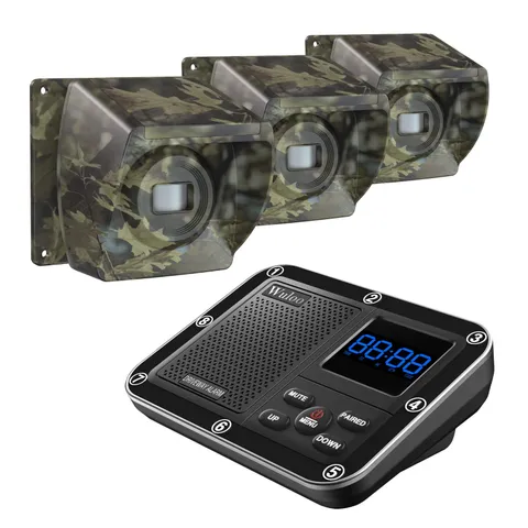 1800 Ft Wireless Outside Driveway Alarm Outdoor Motion Sensor & Detector Driv...