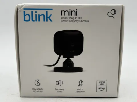 Blink Mini Indoor Security Camera 1080p HD - Black