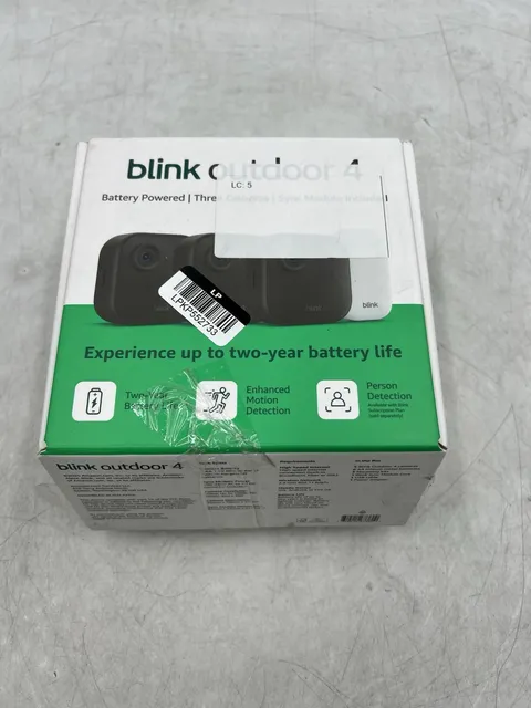Blink Outdoor 4 Battery Powered 3-Camera Security System