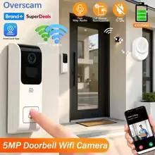 EseeCloud Video Doorbell Camera 5MP 5G/2.4G WiFi 4500mAh Battery Audio Door Bell