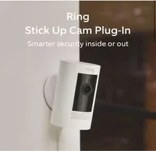 Brand New Ring Stick Up Cam Plug-In (3rd Gen) - White | 1080p HD Security Camera