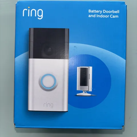 Ring Battery Doorbell and Indoor Cam BRAND NEW! Sealed Box Shipping Ready!