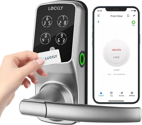 Lockly Secure Plus RFID Card Smart Lock Keyless Entry Door PIN Genie Keypad