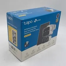 Tapo 4K Security Camera Wireless Outdoor Battery Powered with Solar C675D KIT