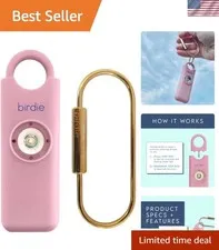She’s Birdie–The  Personal Safety Alarm for Women by Women–Loud Siren, Strobe...