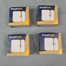 SimpliSafe ES3 Gen 3 Entry Sensor White Door/Window Contact Sensor Set Of 4 New