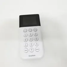 SimpliSafe KP3 Home Security System Keypad Remote White Model SSKP3 Tested
