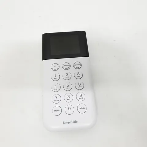 SimpliSafe KP3 Home Security System Keypad Remote White Model SSKP3 Tested