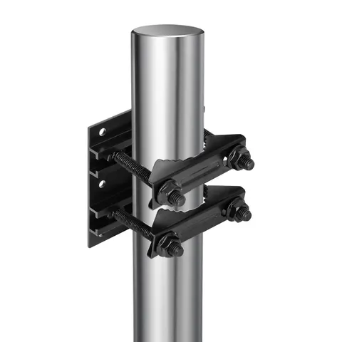 1 Pack 2.67" Pole Mounting Kit, Mast Mount Brackets for Outside Antenna, Stre...